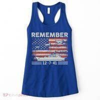 Wwii Remember Pearl Harbor Memorial Day December 7th 1941 Gift Women's Tank Top thumb 0