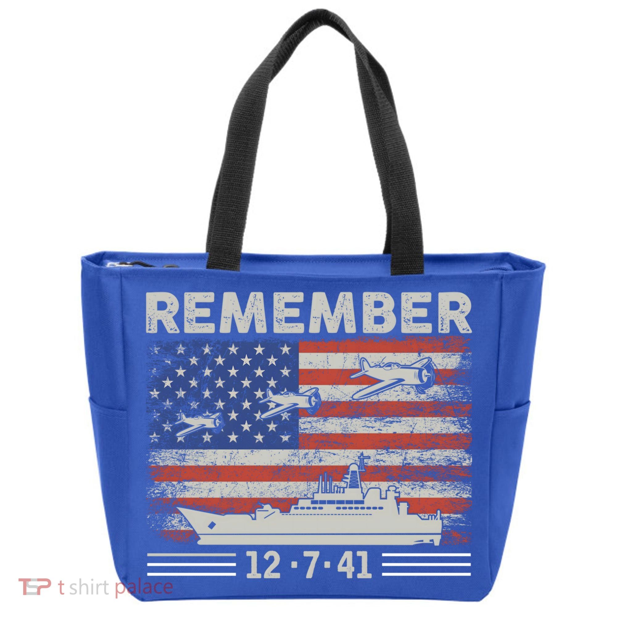 Wwii Remember Pearl Harbor Memorial Day December 7th 1941 Gift Tote Bag