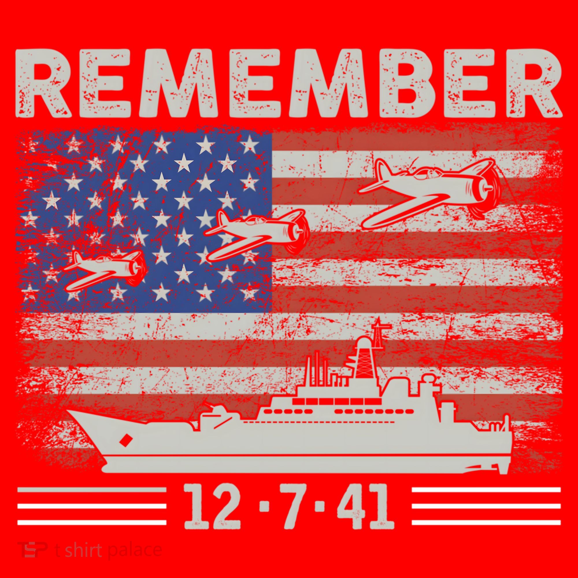 Wwii Remember Pearl Harbor Memorial Day December 7th 1941 Gift Santa Hat