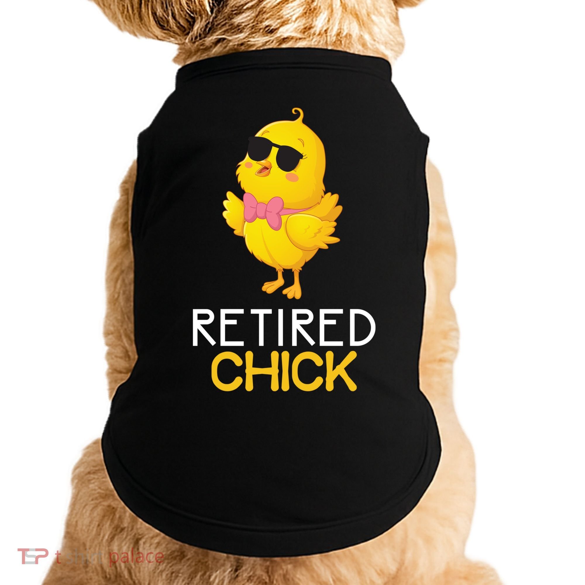 Women's Retirement Party Gift Cute Gift Retired Chick Gift Doggie Tank