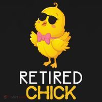Women's Retirement Party Gift Cute Gift Retired Chick Gift Bucket Hat thumb 4