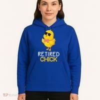 Women's Retirement Party Gift Cute Gift Retired Chick Gift Hoodie thumb 5