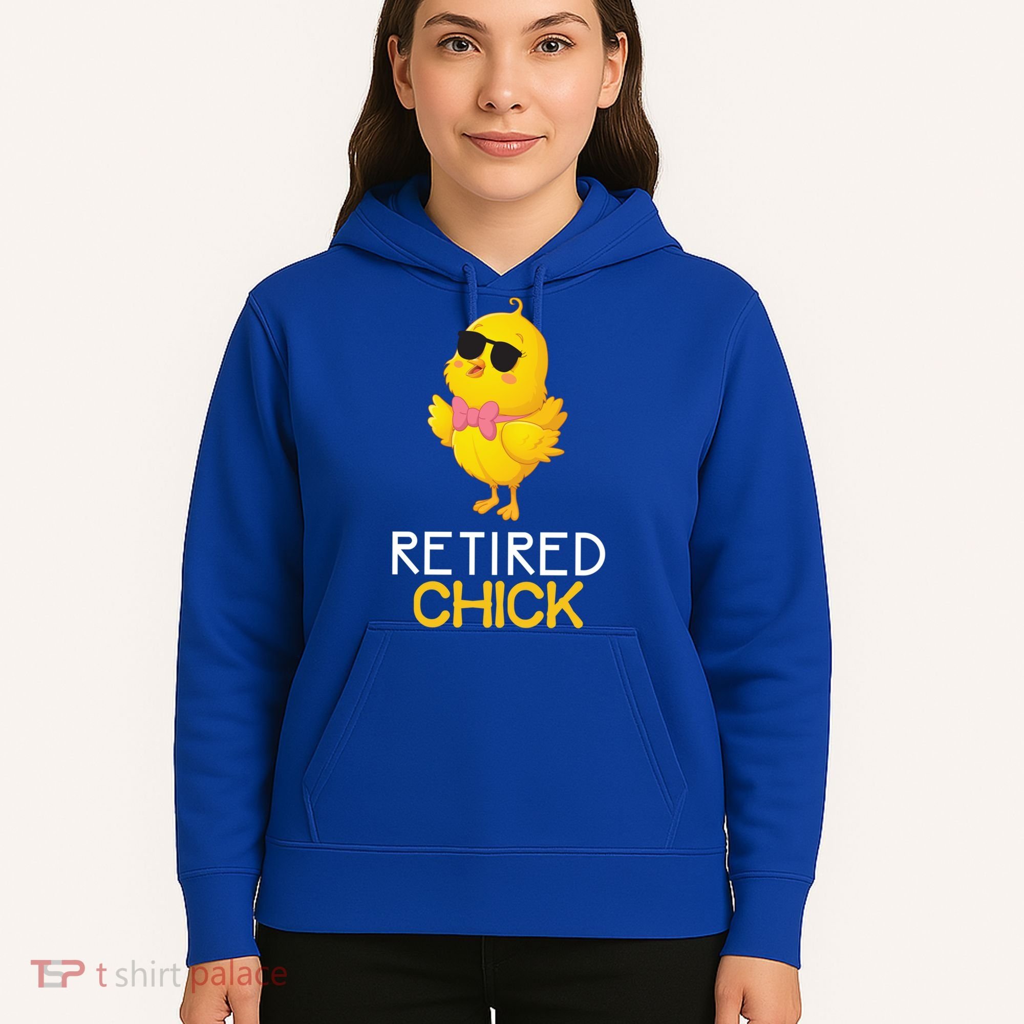 Women's Retirement Party Gift Cute Gift Retired Chick Gift Hoodie