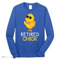 Women's Retirement Party Gift Cute Gift Retired Chick Gift Long Sleeve Shirt thumb 0