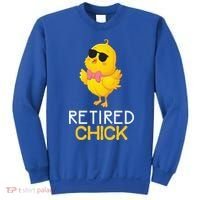 Women's Retirement Party Gift Cute Gift Retired Chick Gift Sweatshirt thumb 0