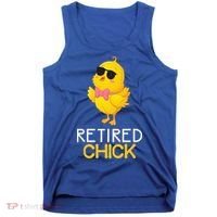 Women's Retirement Party Gift Cute Gift Retired Chick Gift Tank Top thumb 0