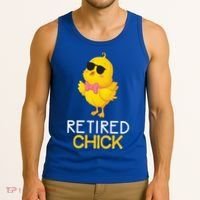 Women's Retirement Party Gift Cute Gift Retired Chick Gift Tank Top thumb 3