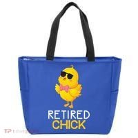 Women's Retirement Party Gift Cute Gift Retired Chick Gift Tote Bag thumb 0