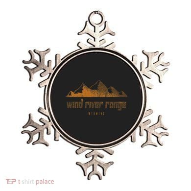 Wind River Range Mountains Wyoming Hiking Outdoors Vintage Ornament