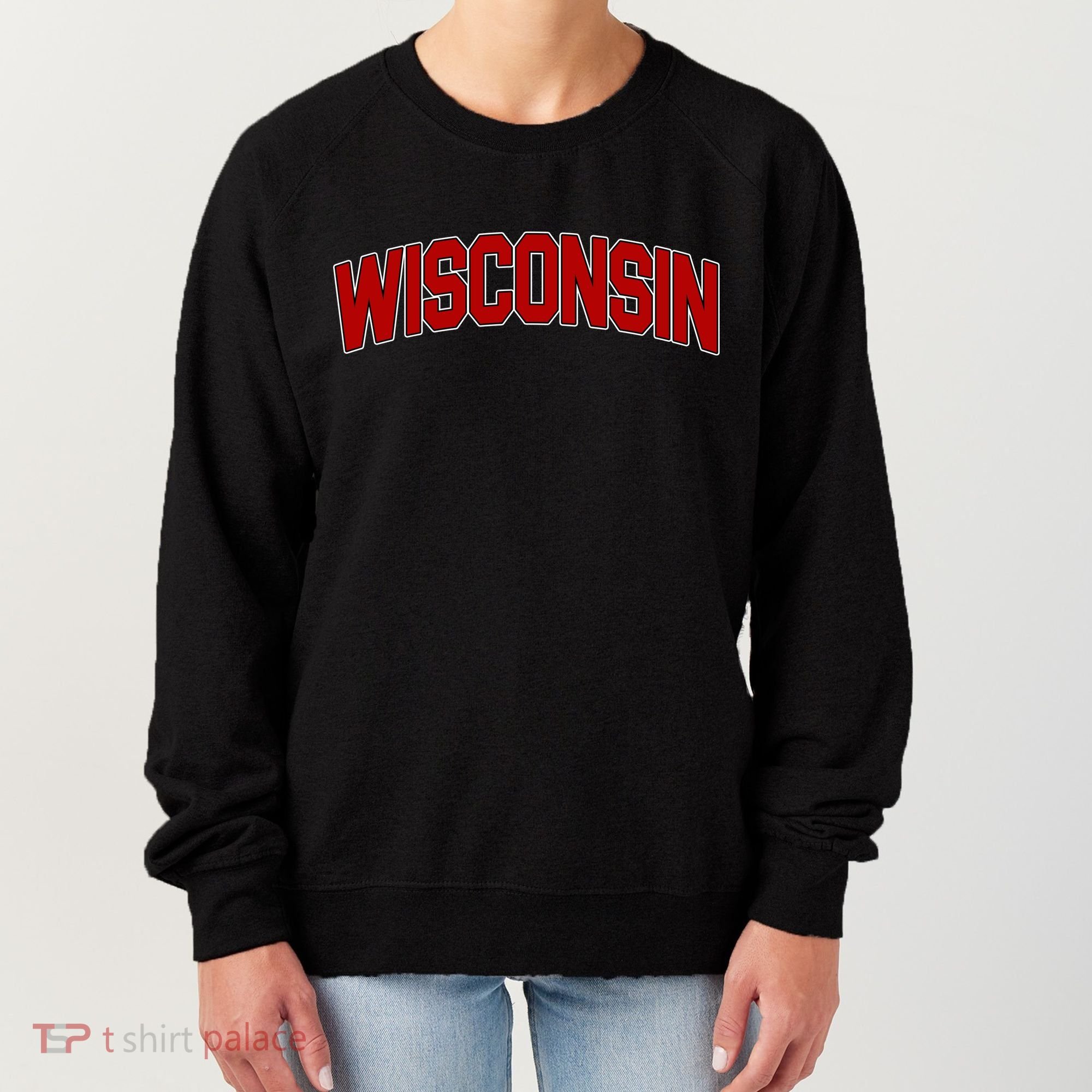 Wisconsin Retro State Women's Sweatshirt