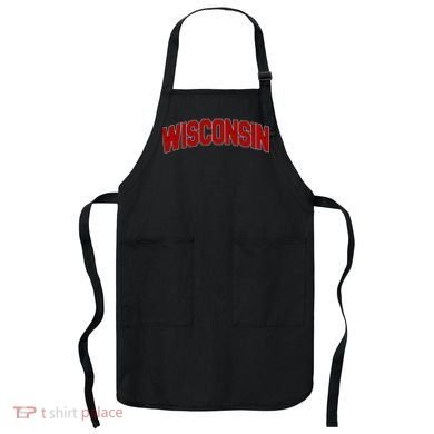 Wisconsin Retro State Apron