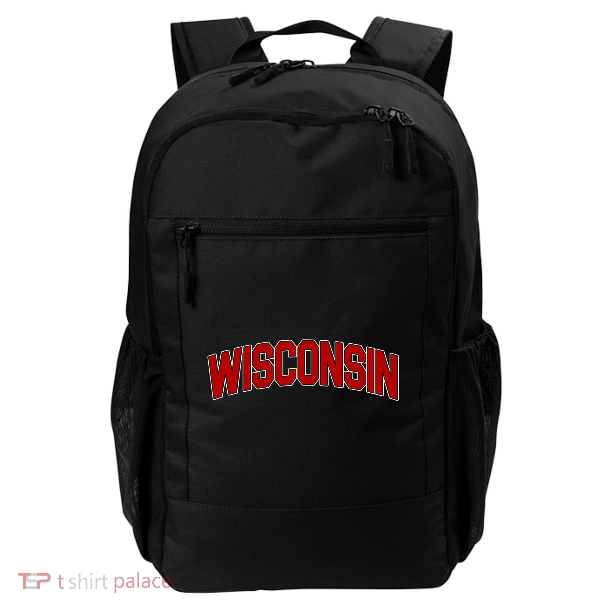 Wisconsin Retro State Backpack