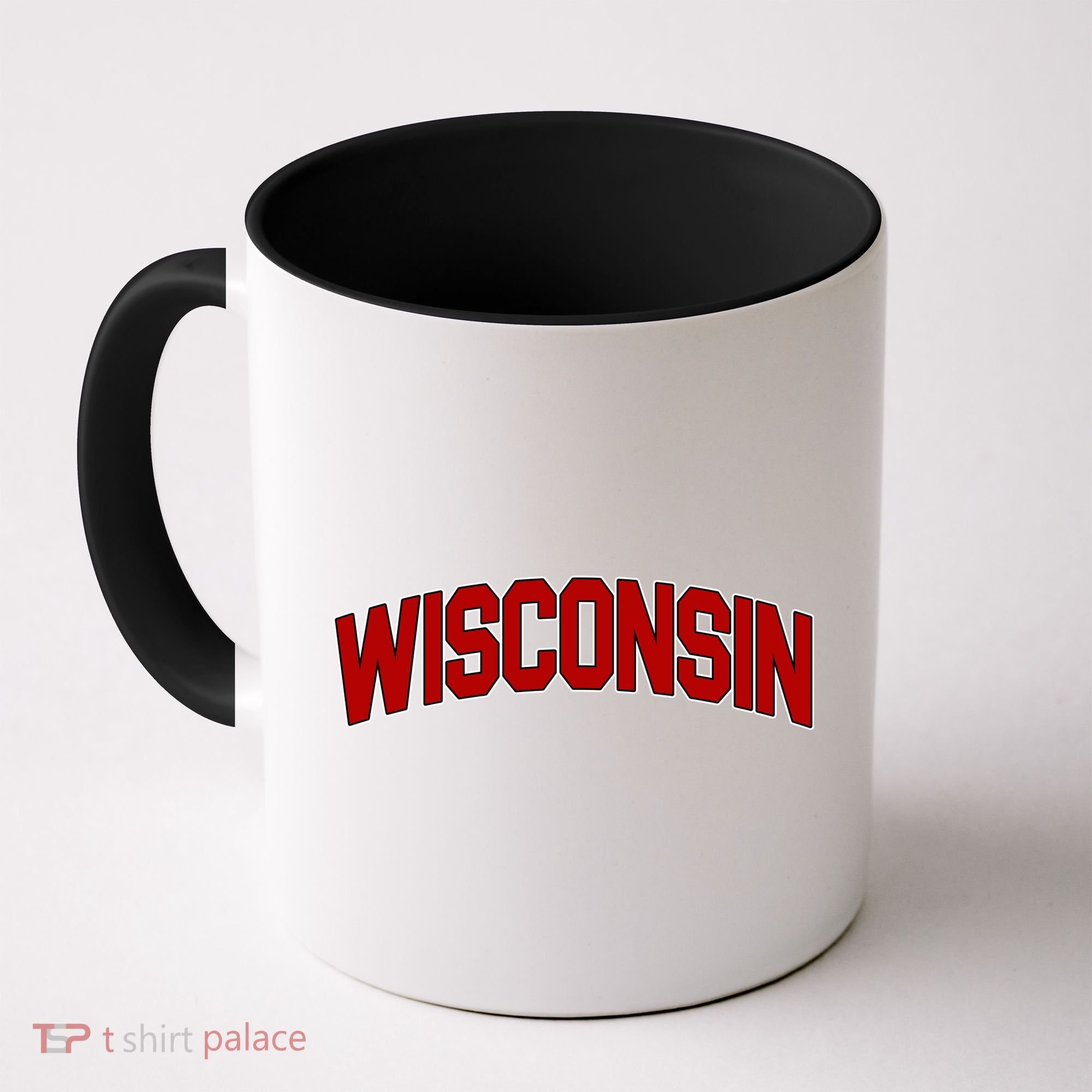 Wisconsin Retro State Coffee Mug