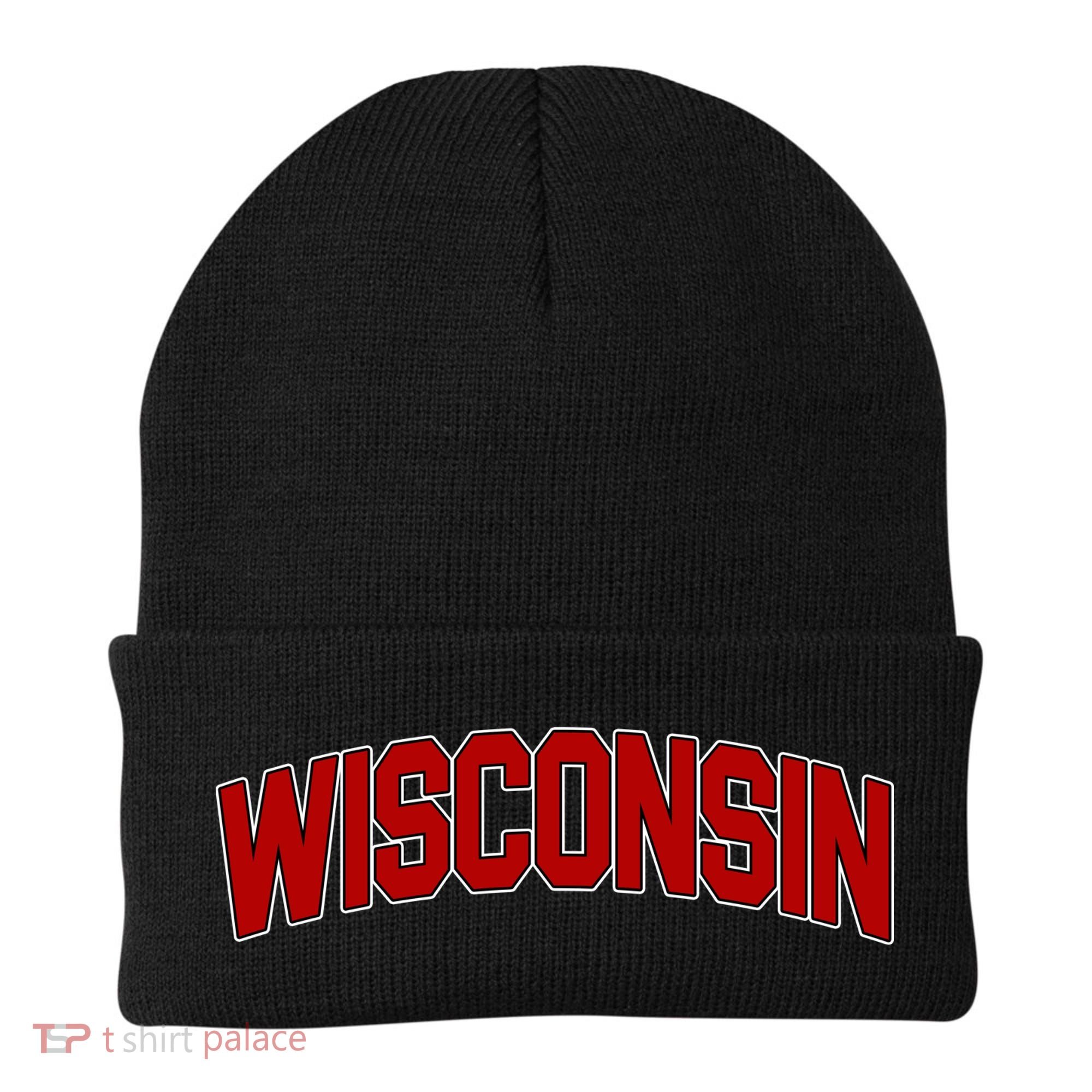 Wisconsin Retro State Beanie