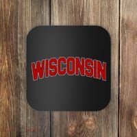 Wisconsin Retro State Coaster thumb 0