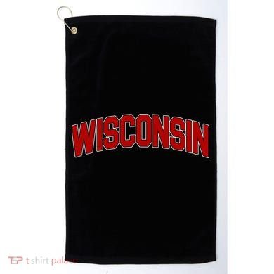 Wisconsin Retro State Golf Towel