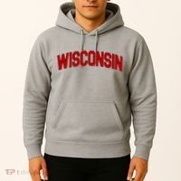 Wisconsin Retro State Hoodie thumb 2