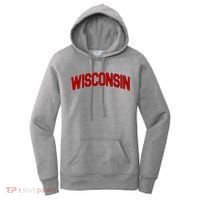 Wisconsin Retro State Women's Hoodie thumb 0