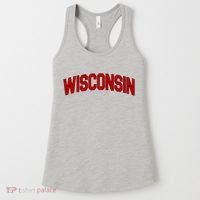 Wisconsin Retro State Women's Tank Top thumb 0