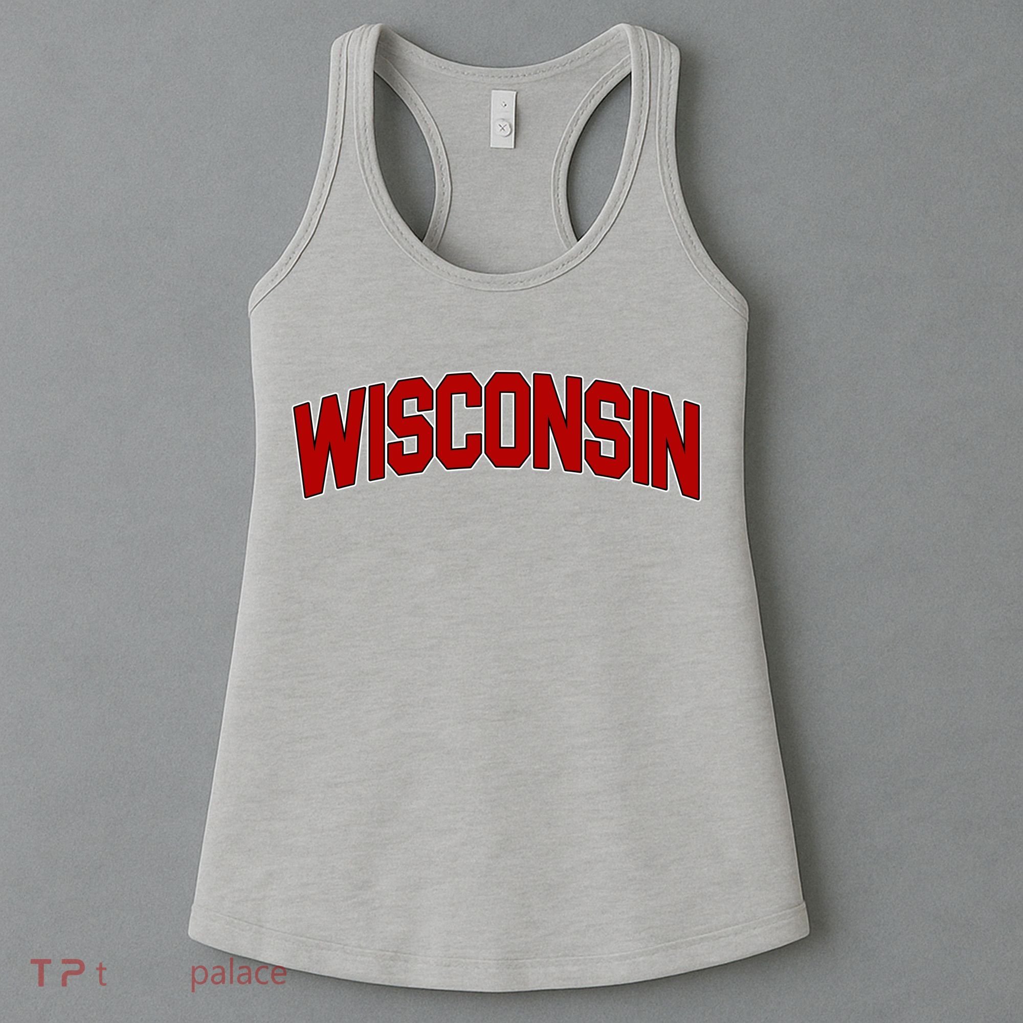 Wisconsin Retro State Women's Tank Top