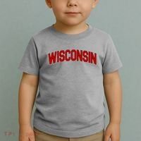 Wisconsin Retro State Toddler T-Shirt thumb 2