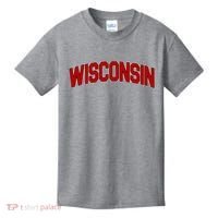 Wisconsin Retro State Kids T-Shirt thumb 0