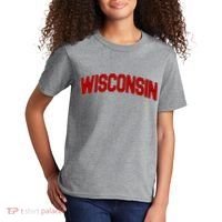 Wisconsin Retro State Kids T-Shirt thumb 2