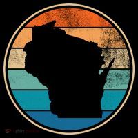 Wisconsin Retro Sunset State Coffee Mug thumb 5