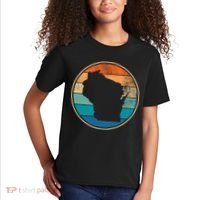 Wisconsin Retro Sunset State Kids T-Shirt thumb 2