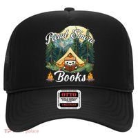 Women Read Smore Books Cute Campfire Outfit For Book Lover Hat thumb 0