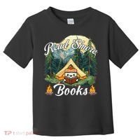 Women Read Smore Books Cute Campfire Outfit For Book Lover Toddler T-Shirt thumb 0