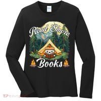 Women Read Smore Books Cute Campfire Outfit For Book Lover Women's Long Sleeve Shirt thumb 0