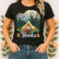 Women Read Smore Books Cute Campfire Outfit For Book Lover Women's T-Shirt thumb 2