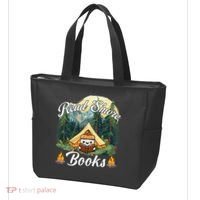 Women Read Smore Books Cute Campfire Outfit For Book Lover Tote Bag thumb 3