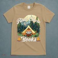 Women Read Smore Books Cute Campfire Outfit For Book Lover T-Shirt thumb 5