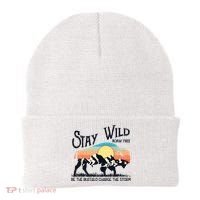 W4Mx Retro Stay Wild Roam Free The Buffalo Charge The Storm Beanie thumb 0