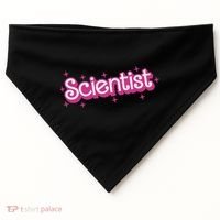 Women Retro Scientist Science Teacher Back To School USA-Made Doggie Bandana thumb 0