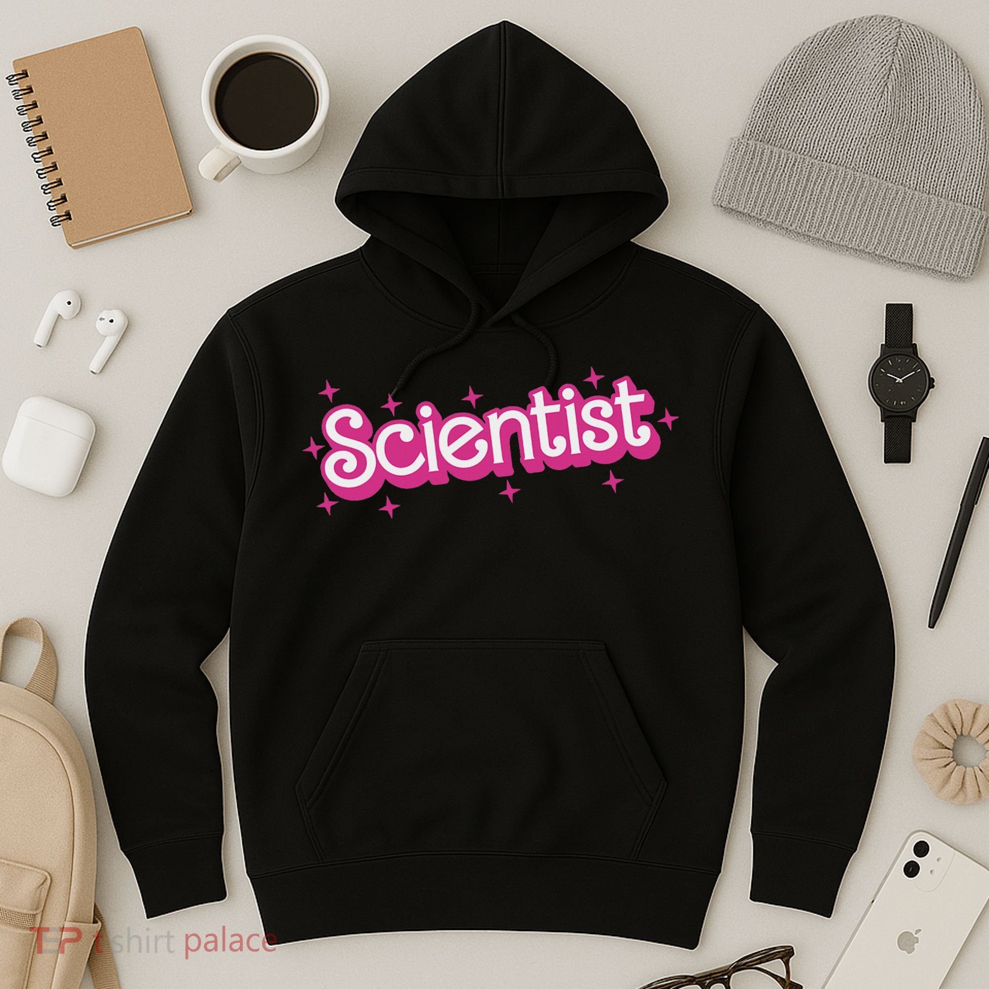 Women Retro Scientist Science Teacher Back To School Hoodie