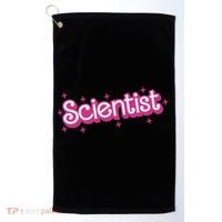 Women Retro Scientist Science Teacher Back To School Golf Towel thumb 0