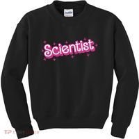 Women Retro Scientist Science Teacher Back To School Kids Sweatshirt thumb 0