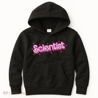 Women Retro Scientist Science Teacher Back To School Kids Hoodie thumb 0