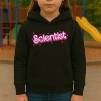 Women Retro Scientist Science Teacher Back To School Kids Hoodie thumb 3