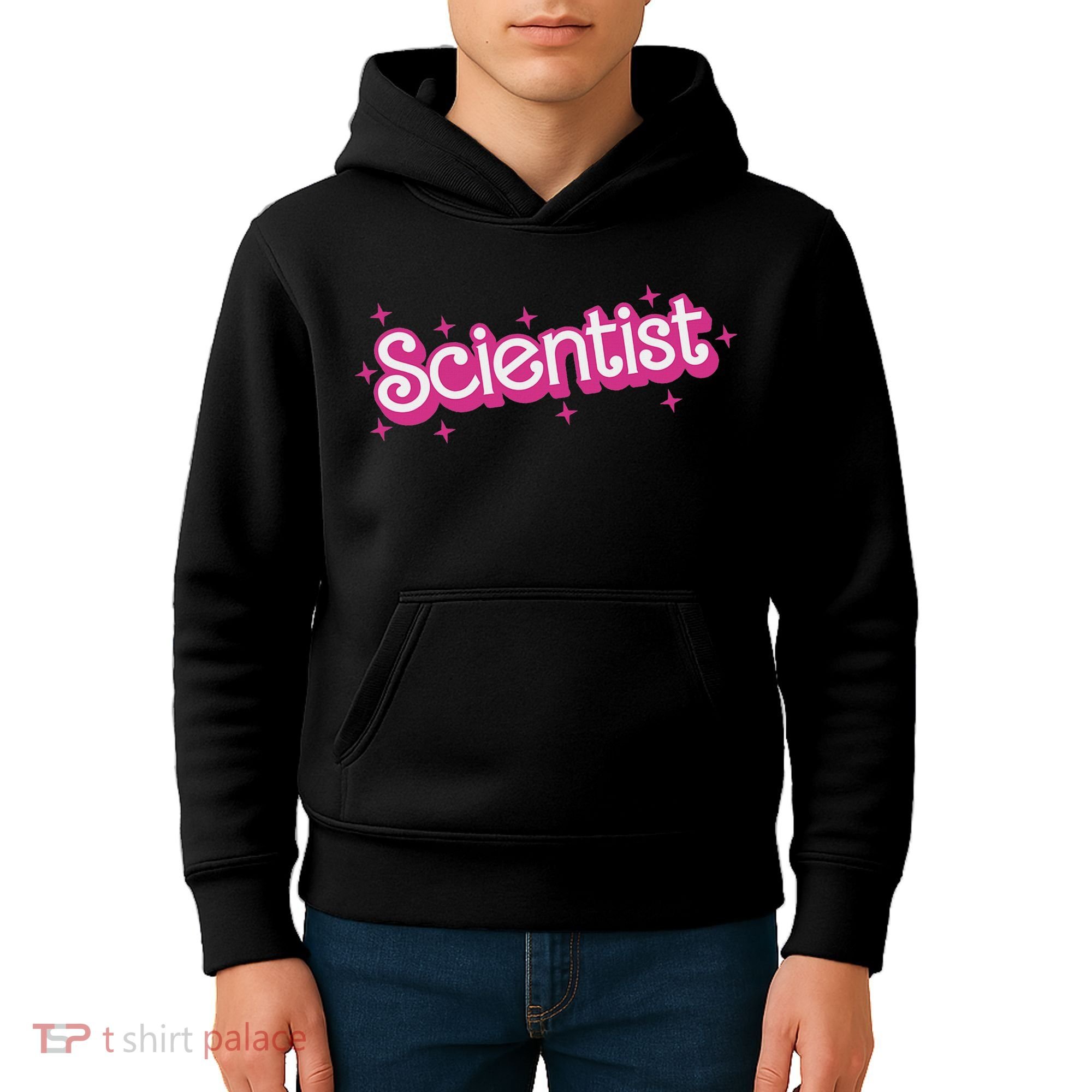 Women Retro Scientist Science Teacher Back To School Kids Hoodie