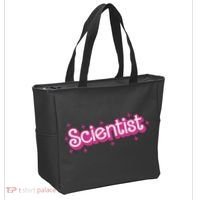Women Retro Scientist Science Teacher Back To School Tote Bag thumb 2