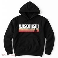 Wisconsin Retro Style 70s 80s 90s Home Gift Hoodie thumb 0
