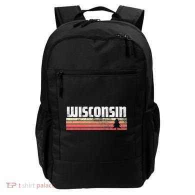 Wisconsin Retro Style 70s 80s 90s Home Gift Backpack