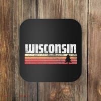 Wisconsin Retro Style 70s 80s 90s Home Gift Coaster thumb 0