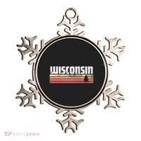 Wisconsin Retro Style 70s 80s 90s Home Gift Ornament thumb 0