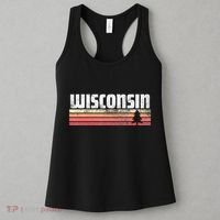 Wisconsin Retro Style 70s 80s 90s Home Gift Women's Tank Top thumb 3