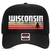 Wisconsin Retro Style 70s 80s 90s Home Gift Hat thumb 0